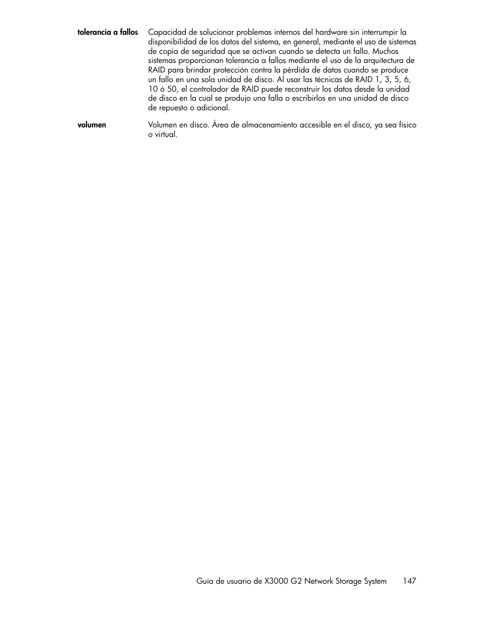HP Sistemas de almacenamiento de red HP X1000 User Manual | Page 147 / 152