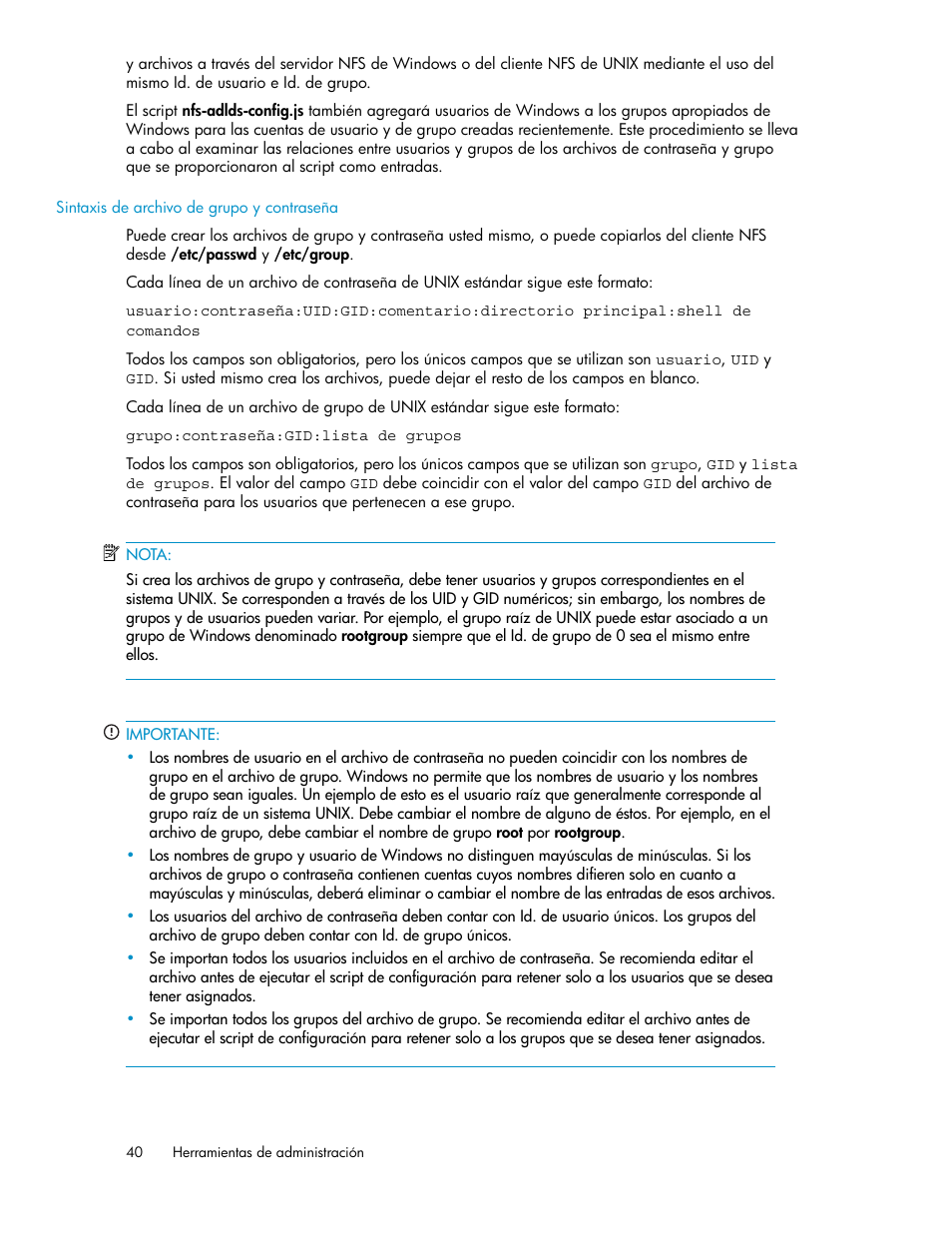 HP Sistemas de almacenamiento de red HP X1000 User Manual | Page 40 / 152