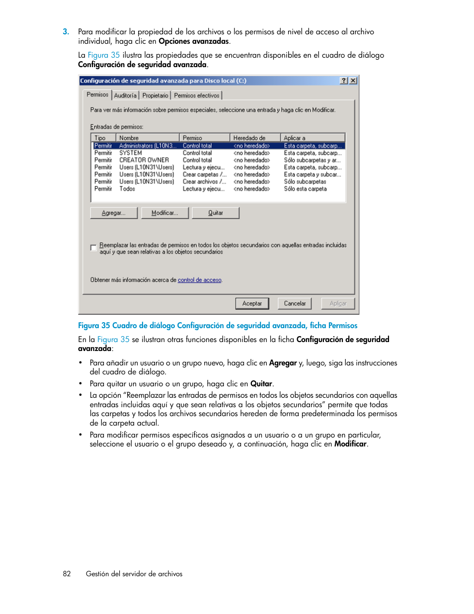 HP Sistemas de almacenamiento de red HP X1000 User Manual | Page 82 / 152