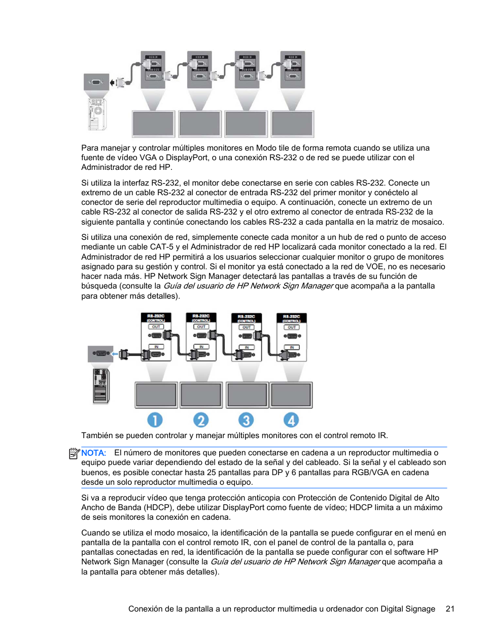 HP Pantalla LED interactiva de 41.92 pulgadas HP LD4245tm Digital Signage User Manual | Page 31 / 117