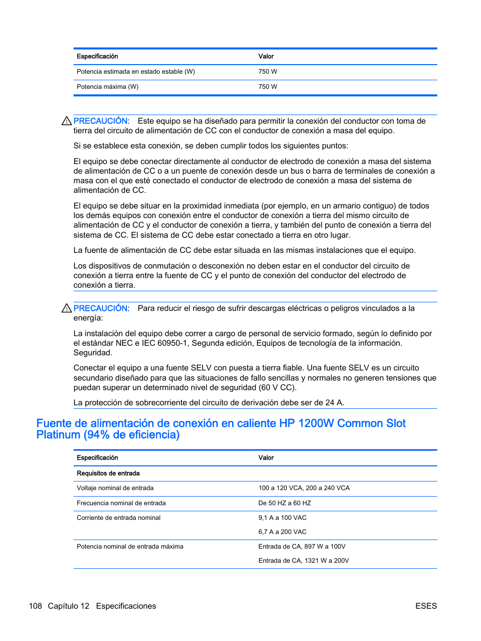 HP Servidor HP ProLiant DL360p Gen8 User Manual | Page 115 / 129