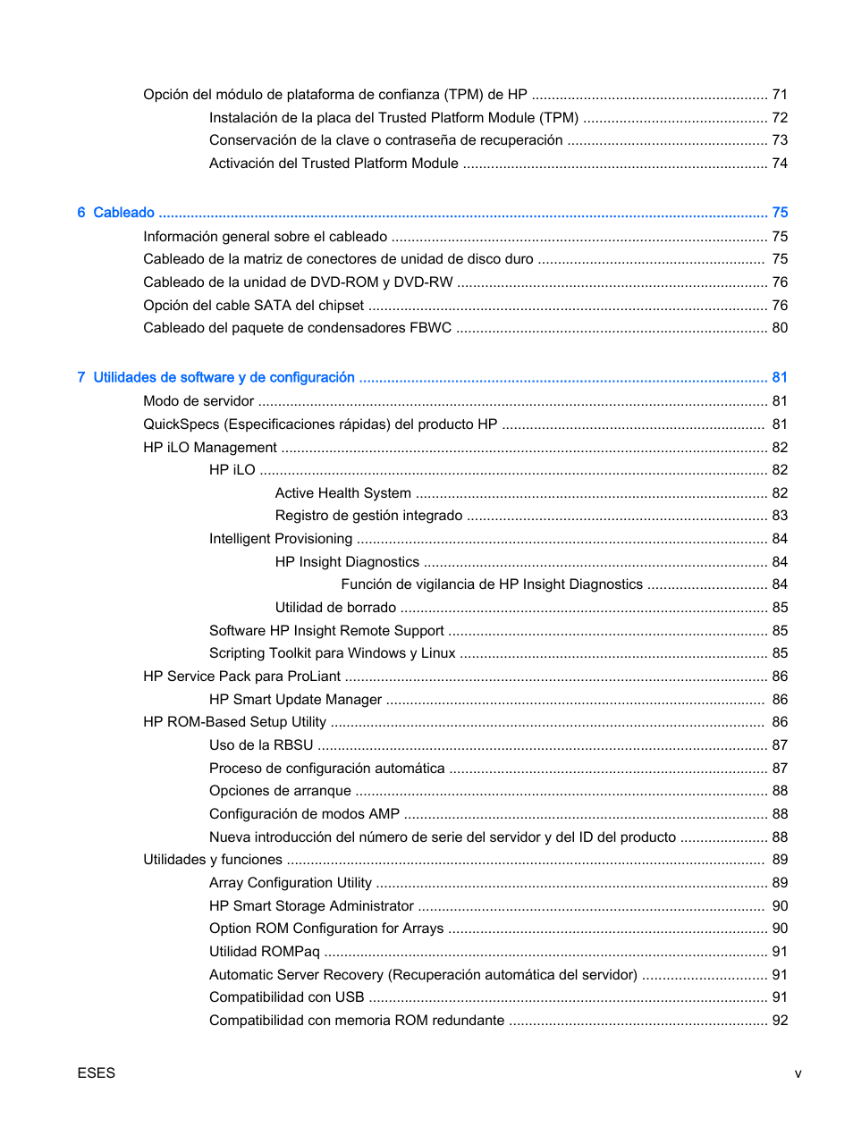 HP Servidor HP ProLiant DL360p Gen8 User Manual | Page 5 / 129
