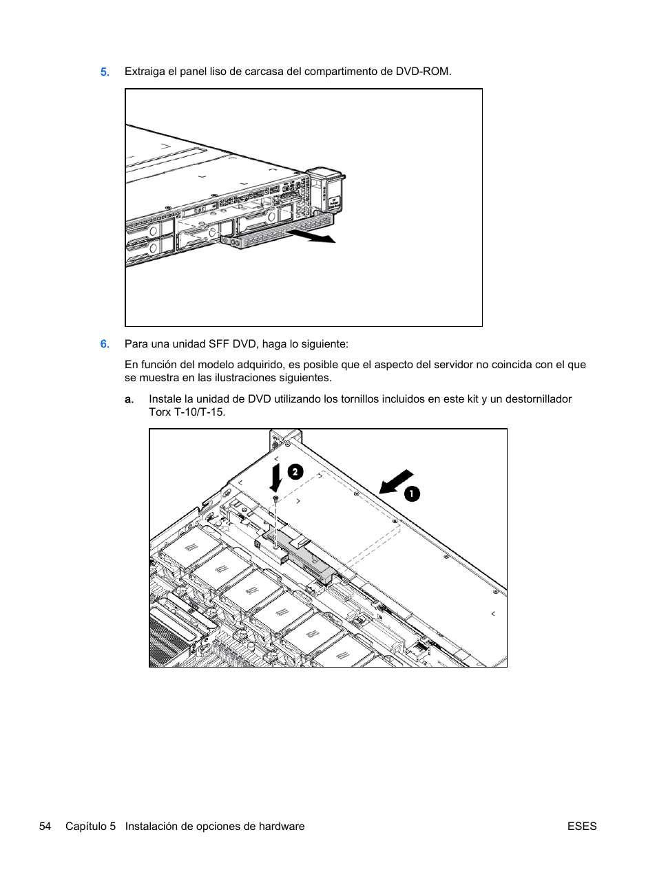 HP Servidor HP ProLiant DL360p Gen8 User Manual | Page 61 / 129