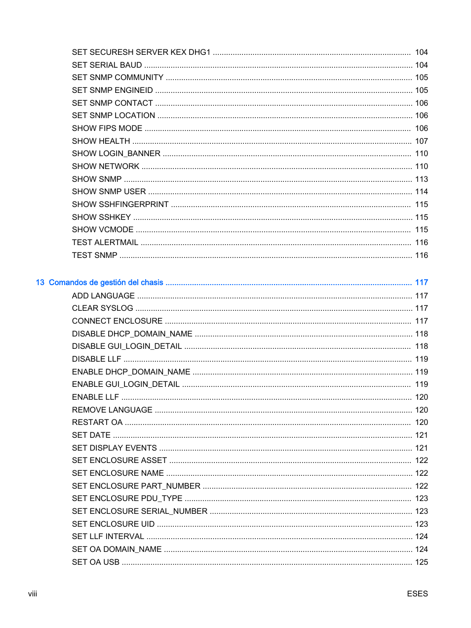 HP Onboard Administrator User Manual | Page 8 / 266