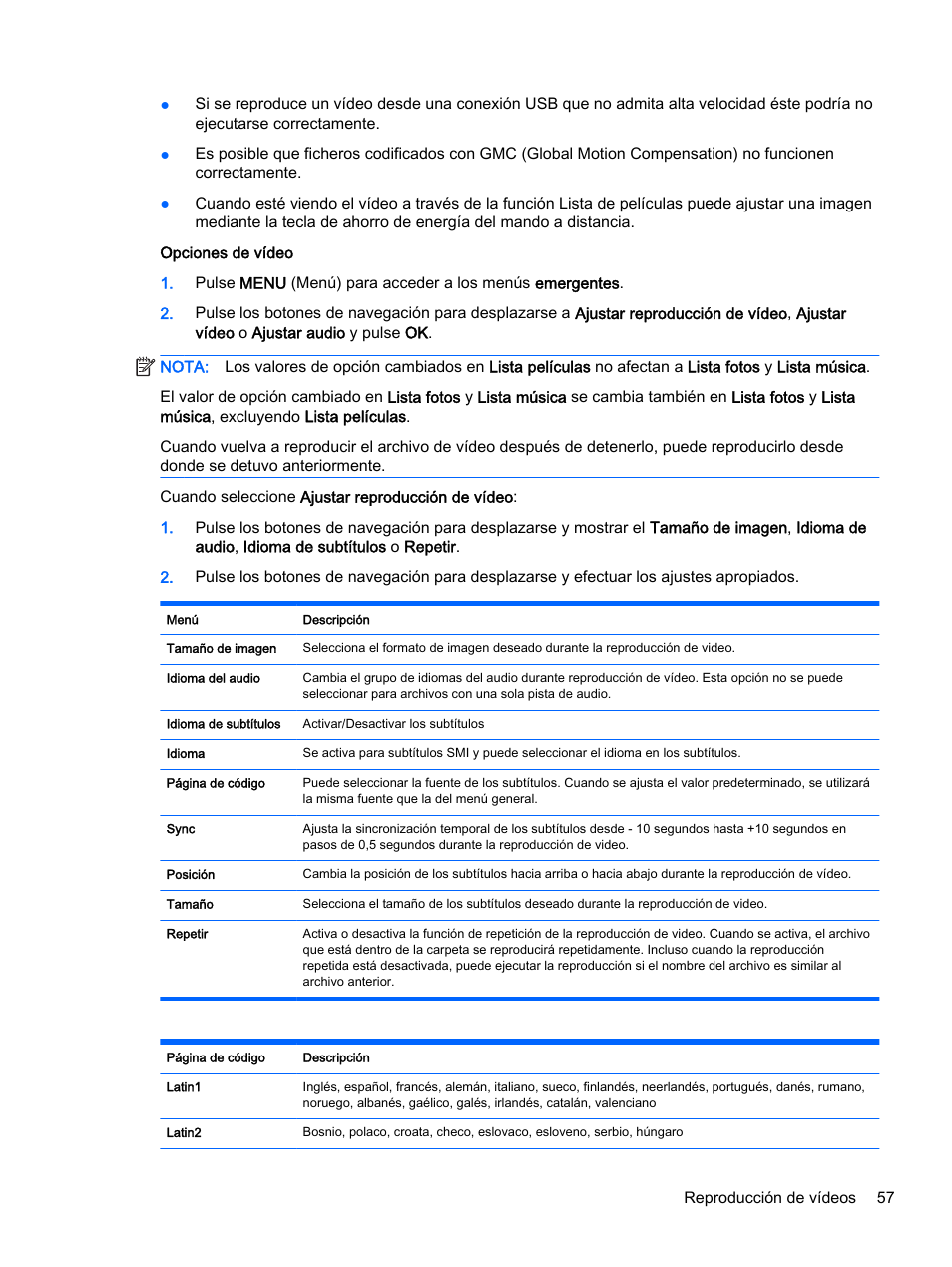 HP Pantalla LED de 55 pulgadas HP LD5535 Digital Signage User Manual | Page 67 / 111