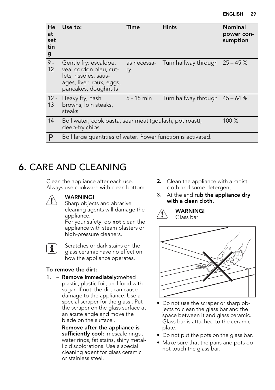 Care and cleaning | AEG HC451220EB User Manual | Page 29 / 72