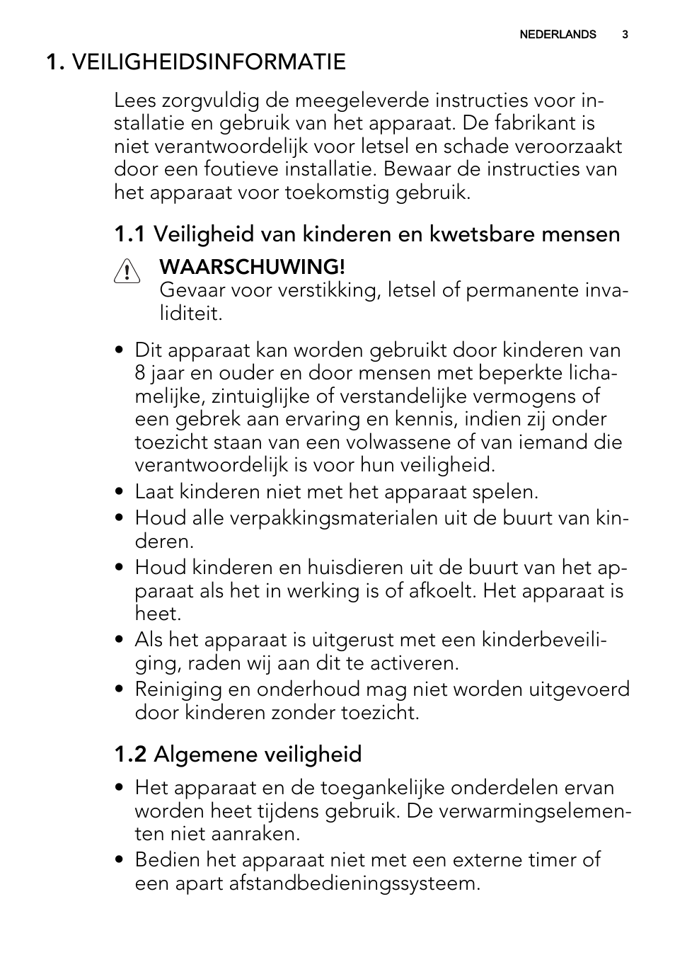 AEG HC451220EB User Manual | Page 3 / 72