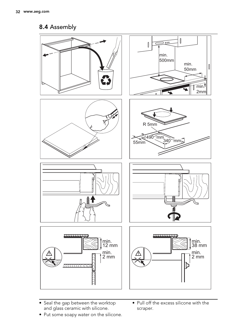 4 assembly | AEG HC451220EB User Manual | Page 32 / 72