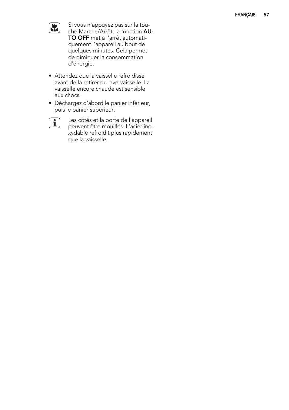 AEG F65050VI1P User Manual | Page 57 / 88