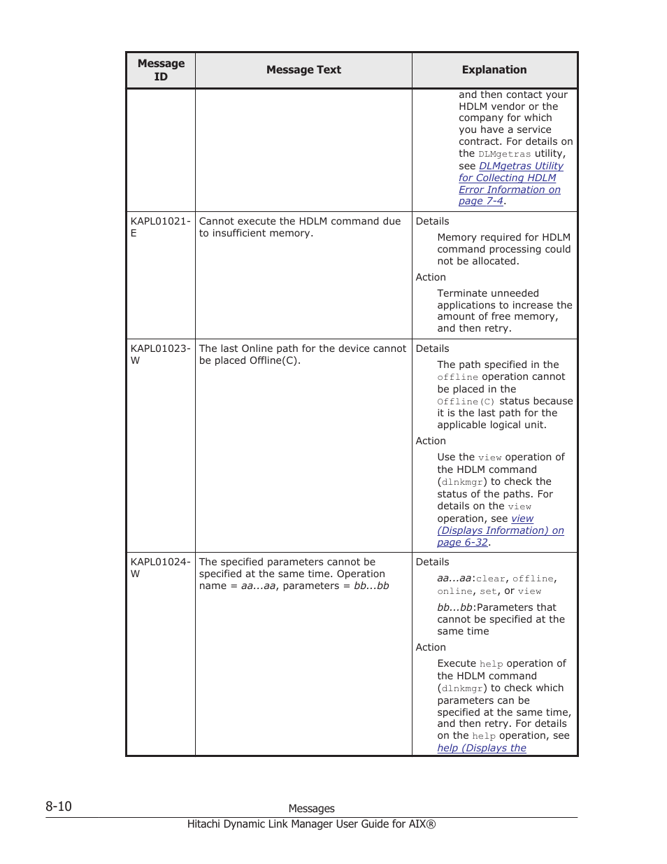 HP XP Racks User Manual | Page 320 / 460