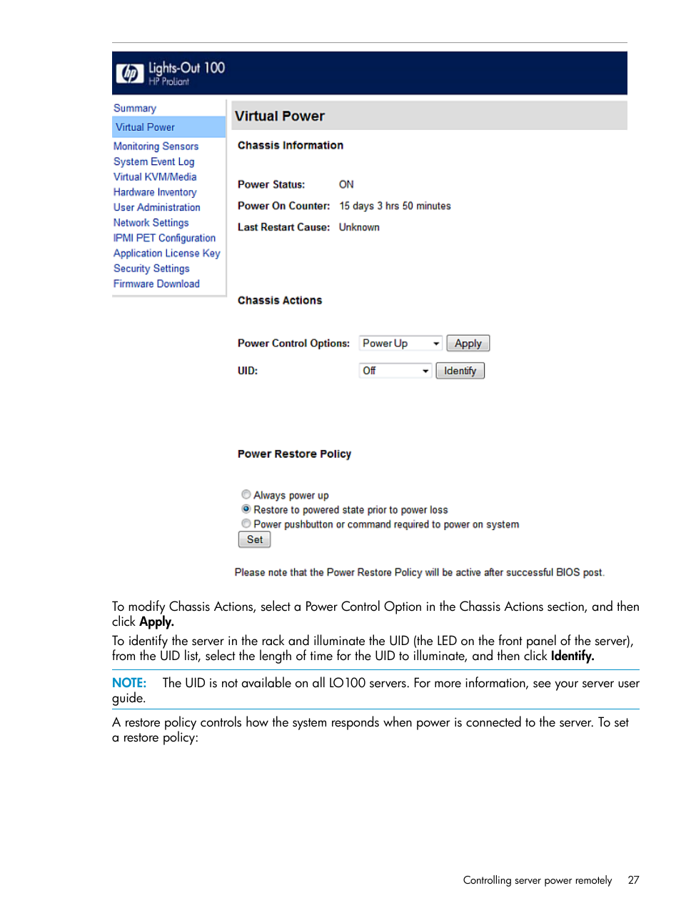 HP ProLiant SL2x170z G6 Server User Manual | Page 27 / 60