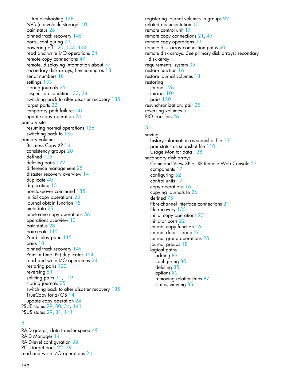 HP StorageWorks XP Remote Web Console Software User Manual | Page 152 / 154