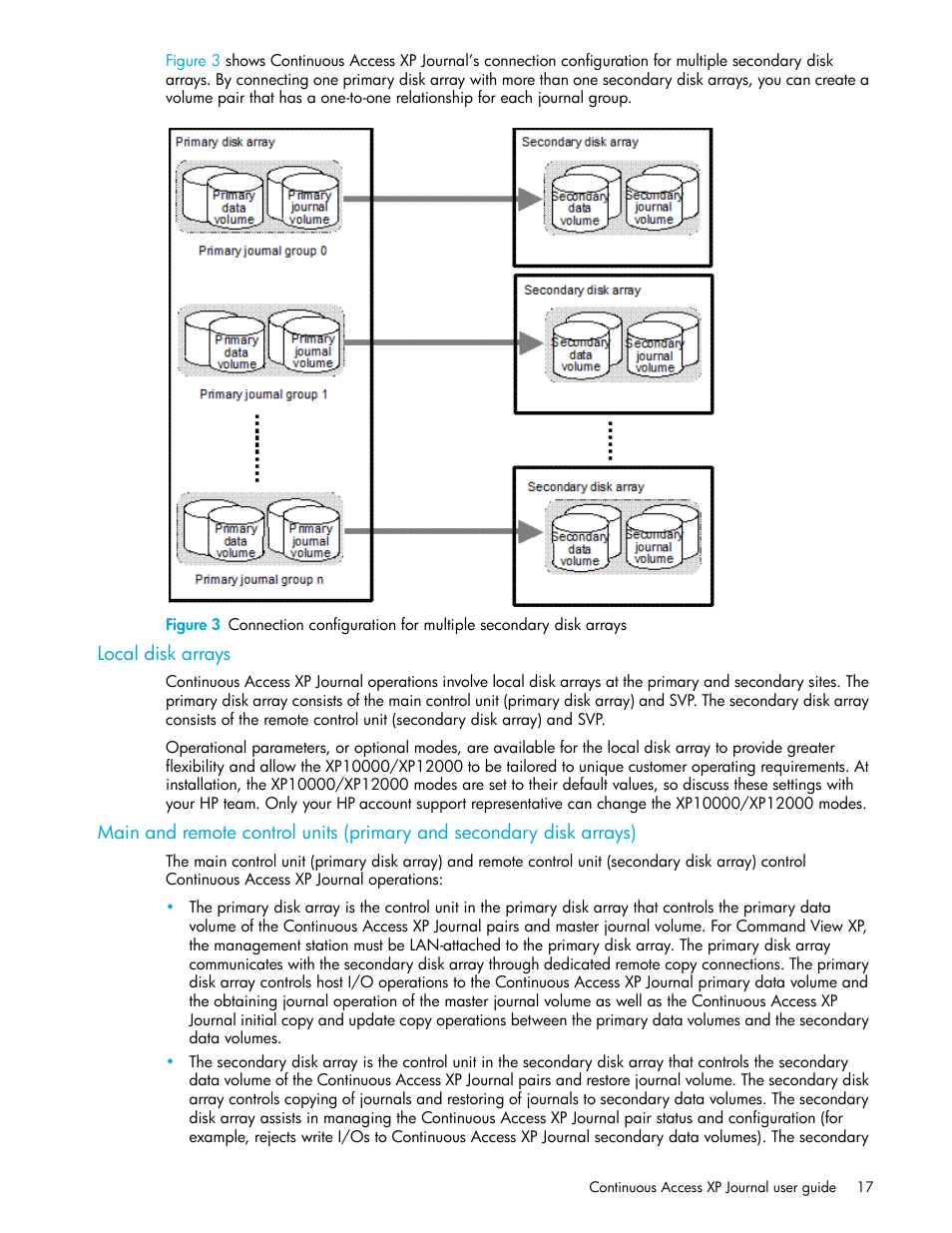 Local disk arrays | HP StorageWorks XP Remote Web Console Software User Manual | Page 17 / 154