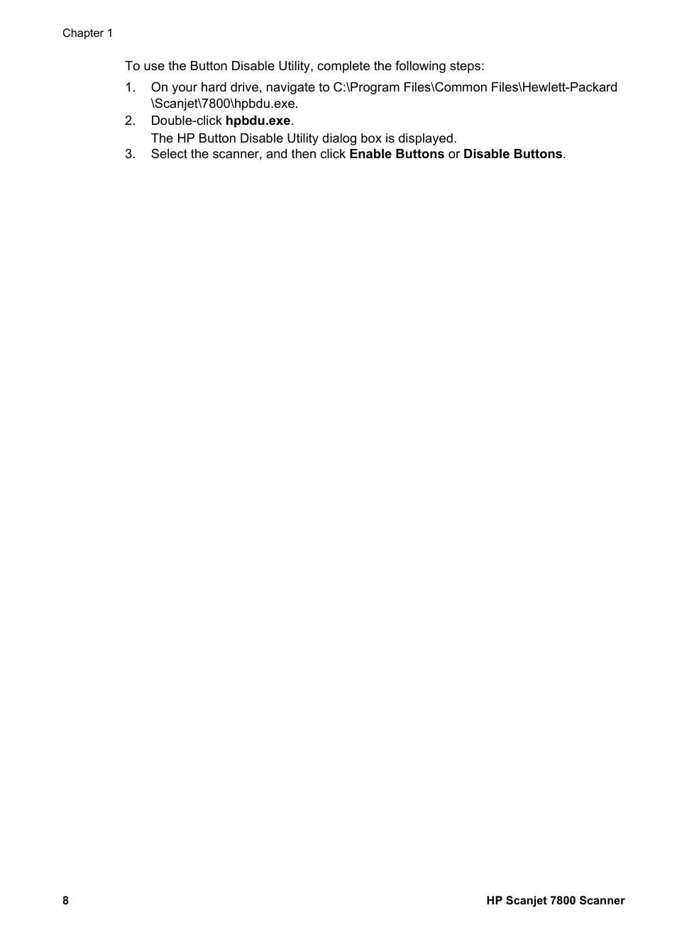 HP Scanjet 7800 Document Sheet-feed Scanner User Manual | Page 10 / 30