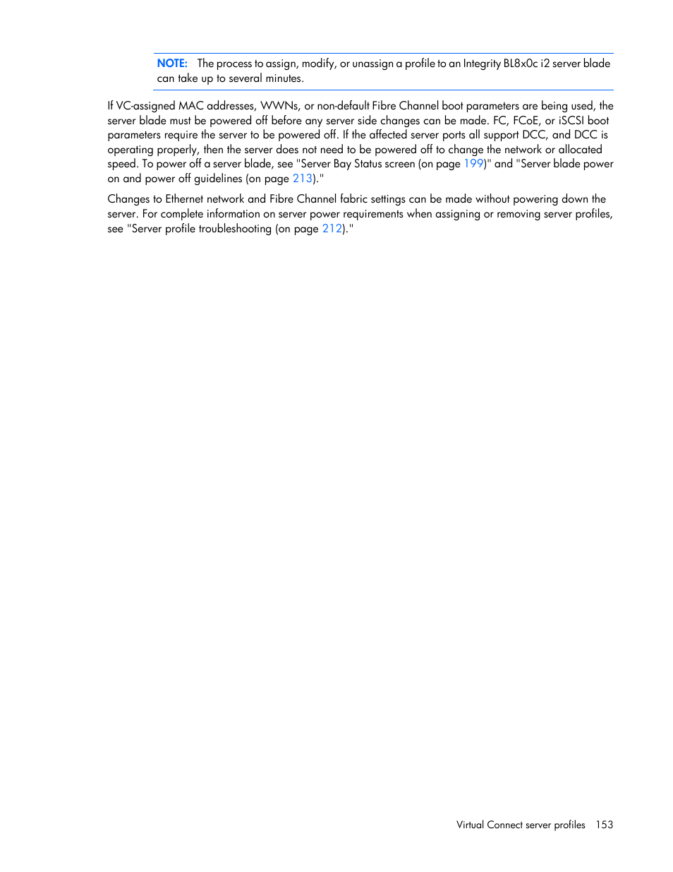 HP Virtual Connect 8Gb 20-port Fibre Channel Module for c-Class BladeSystem User Manual | Page 153 / 223