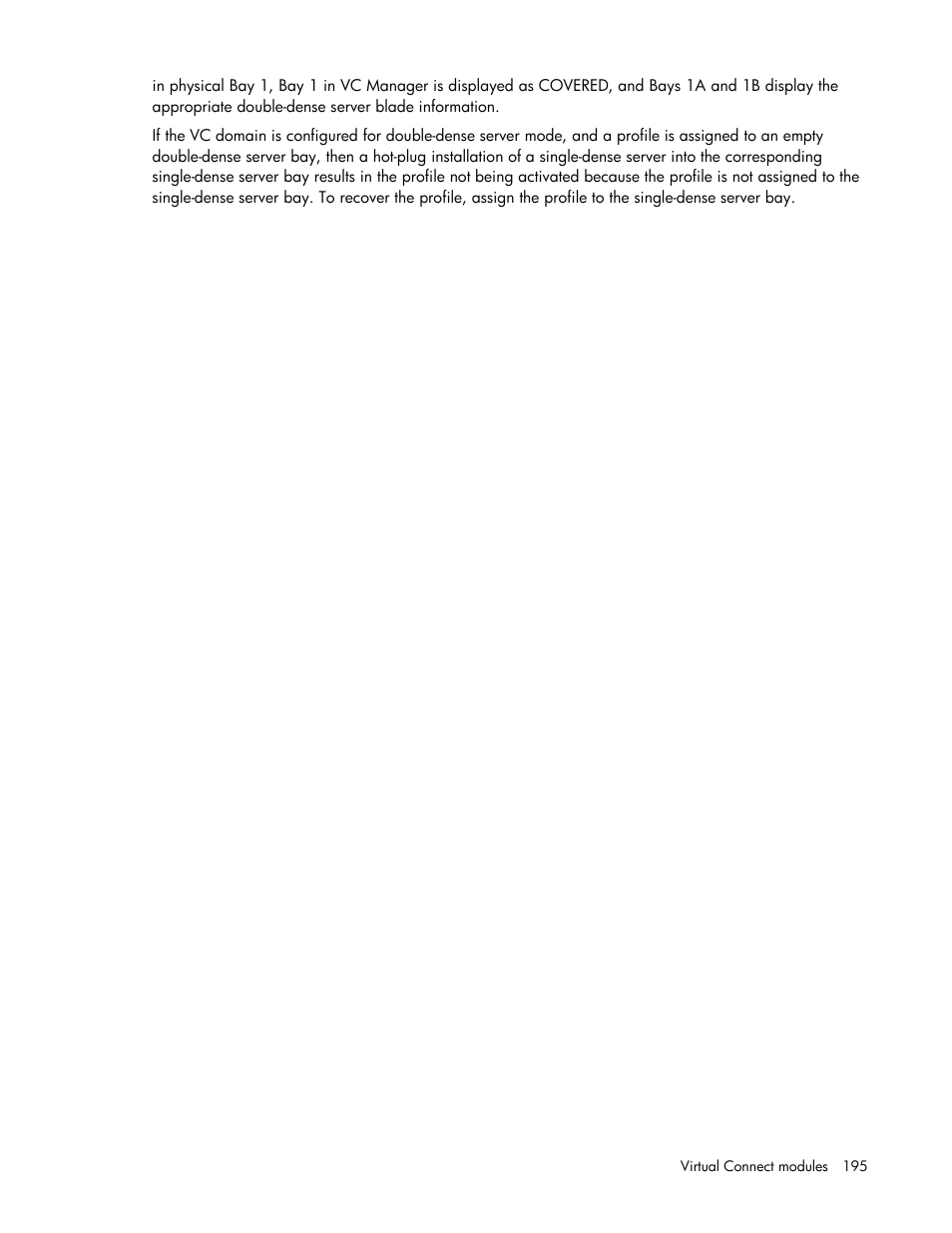 HP Virtual Connect 8Gb 20-port Fibre Channel Module for c-Class BladeSystem User Manual | Page 195 / 223