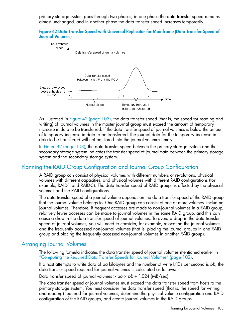 Arranging journal volumes | HP StorageWorks XP Remote Web Console Software User Manual | Page 103 / 252