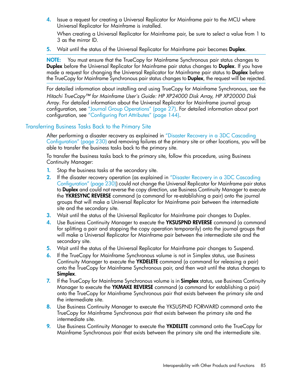 HP StorageWorks XP Remote Web Console Software User Manual | Page 85 / 252