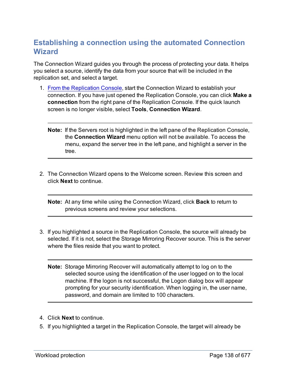 HP Storage Mirroring Software User Manual | Page 139 / 678