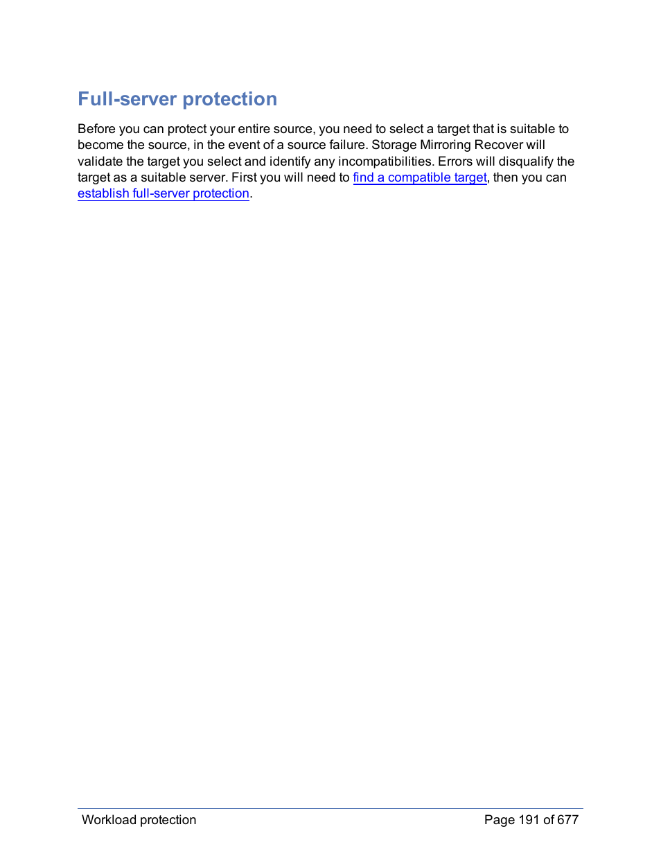 Full-server protection, Entire server | HP Storage Mirroring Software User Manual | Page 192 / 678
