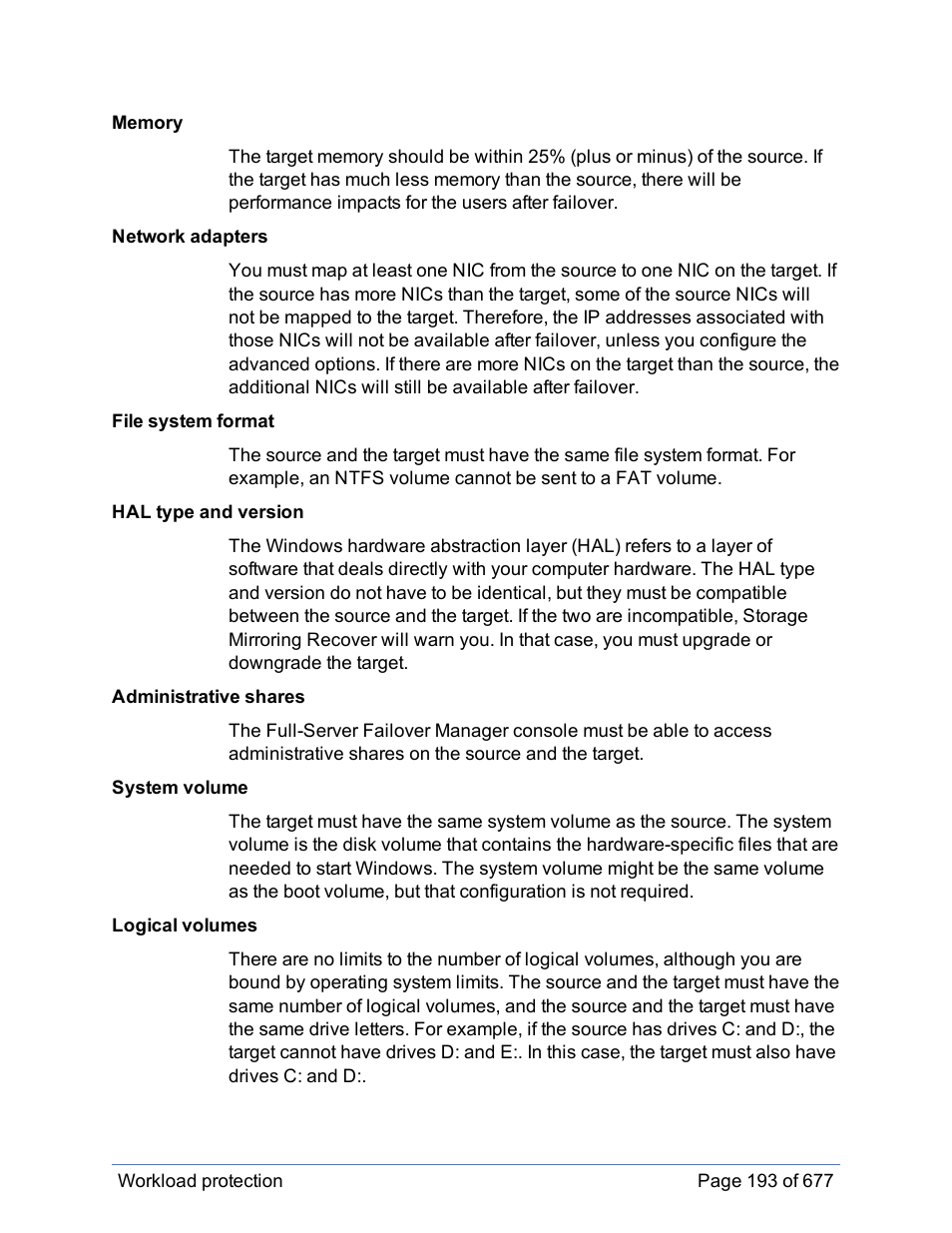 HP Storage Mirroring Software User Manual | Page 194 / 678