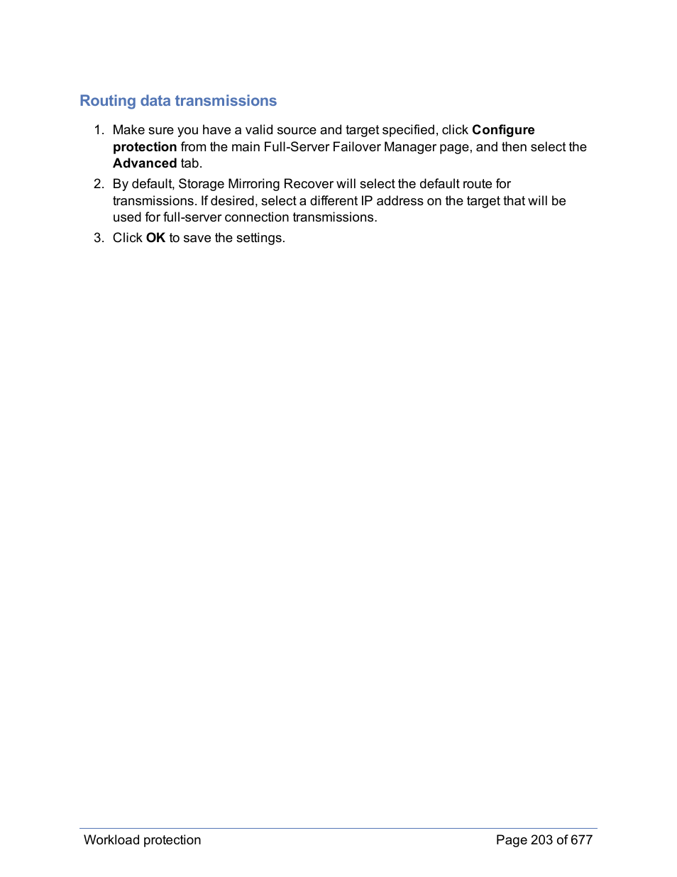 Routing data transmissions | HP Storage Mirroring Software User Manual | Page 204 / 678
