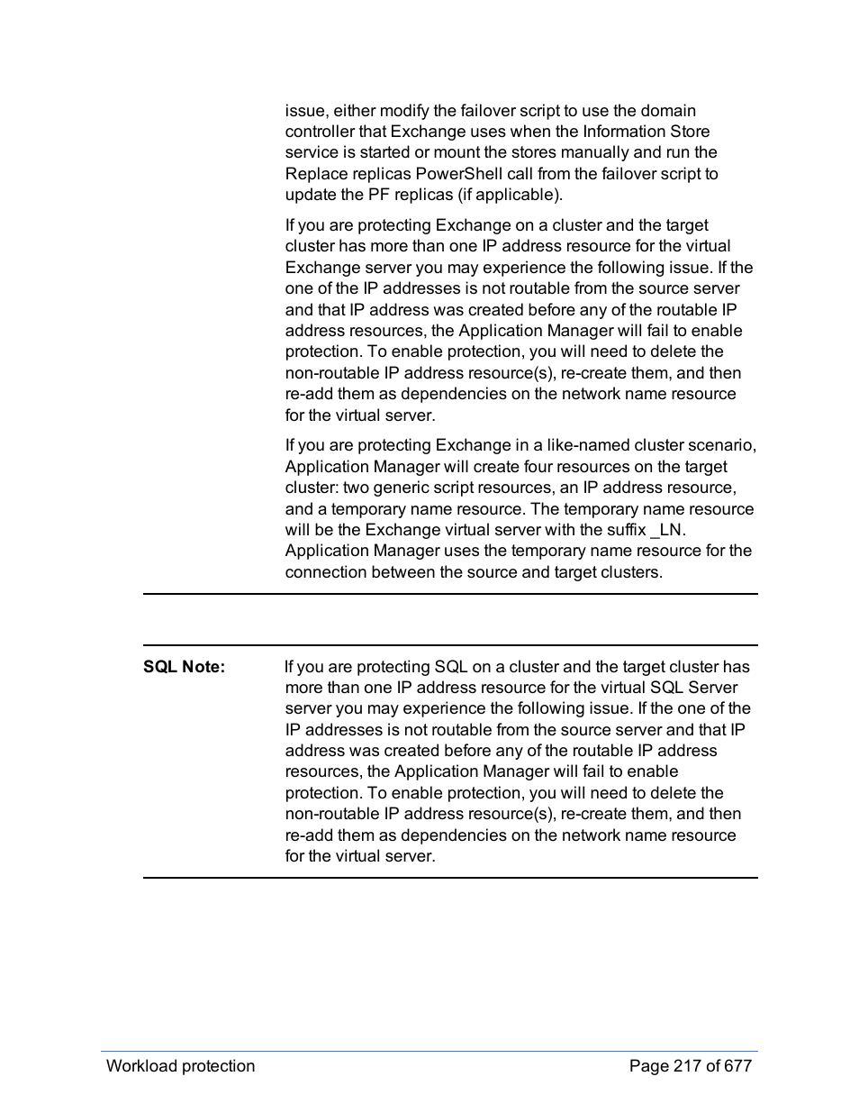 HP Storage Mirroring Software User Manual | Page 218 / 678