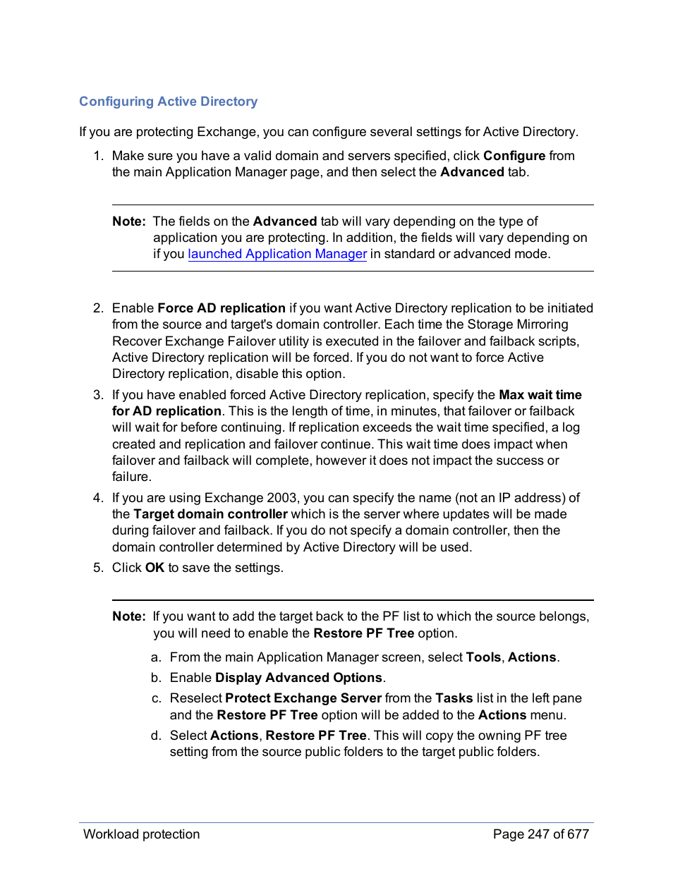 Configuring active directory | HP Storage Mirroring Software User Manual | Page 248 / 678