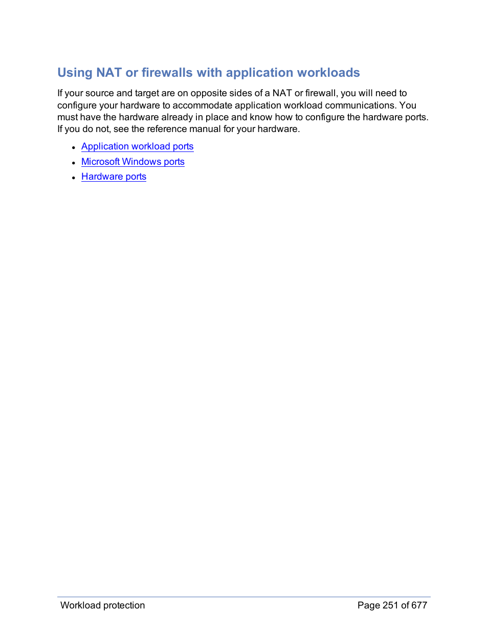 Using nat or firewalls with application workloads | HP Storage Mirroring Software User Manual | Page 252 / 678