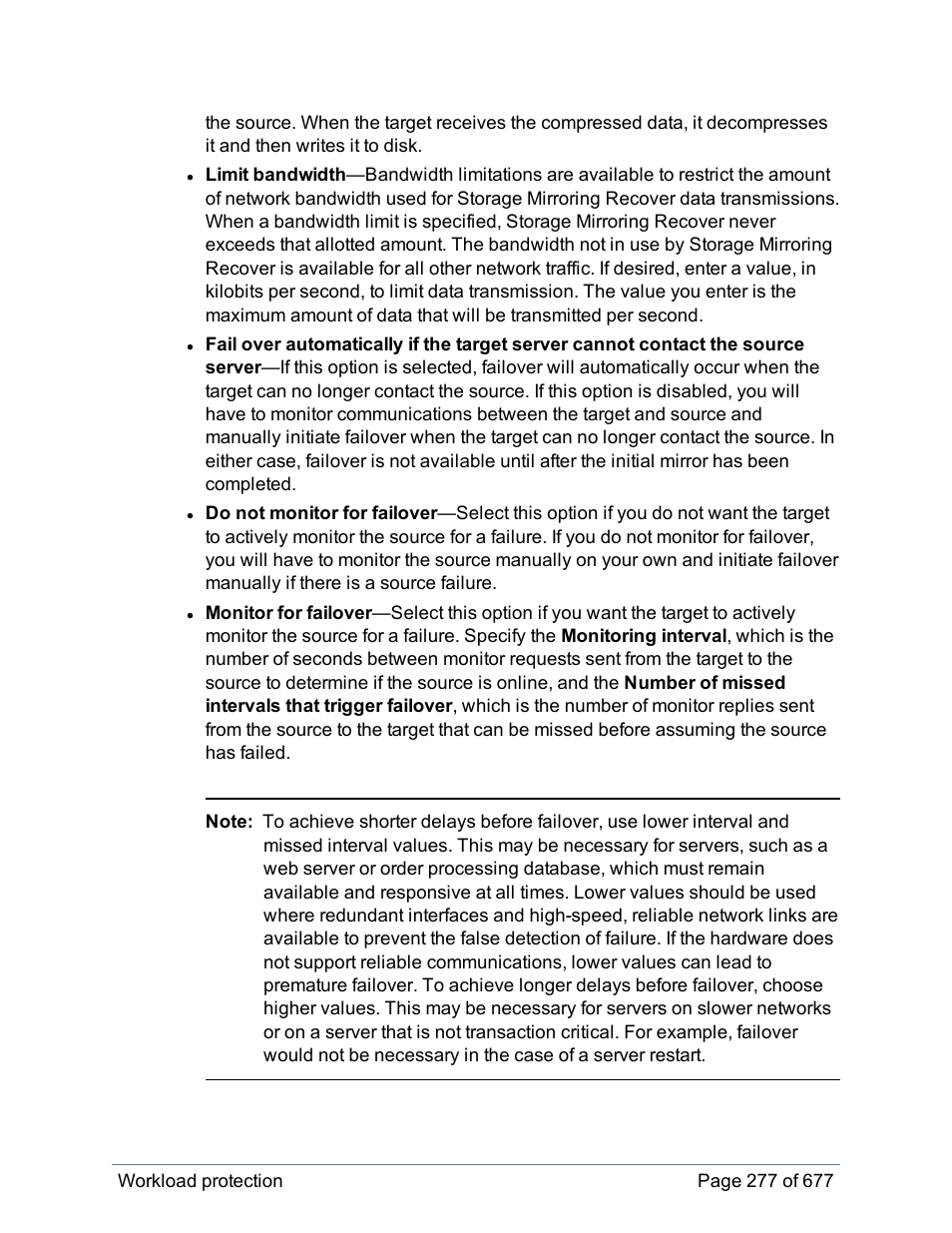 HP Storage Mirroring Software User Manual | Page 278 / 678