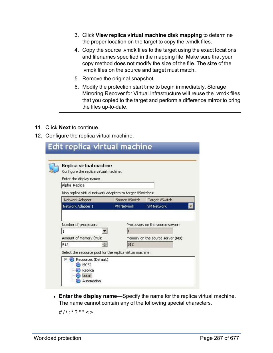 HP Storage Mirroring Software User Manual | Page 288 / 678