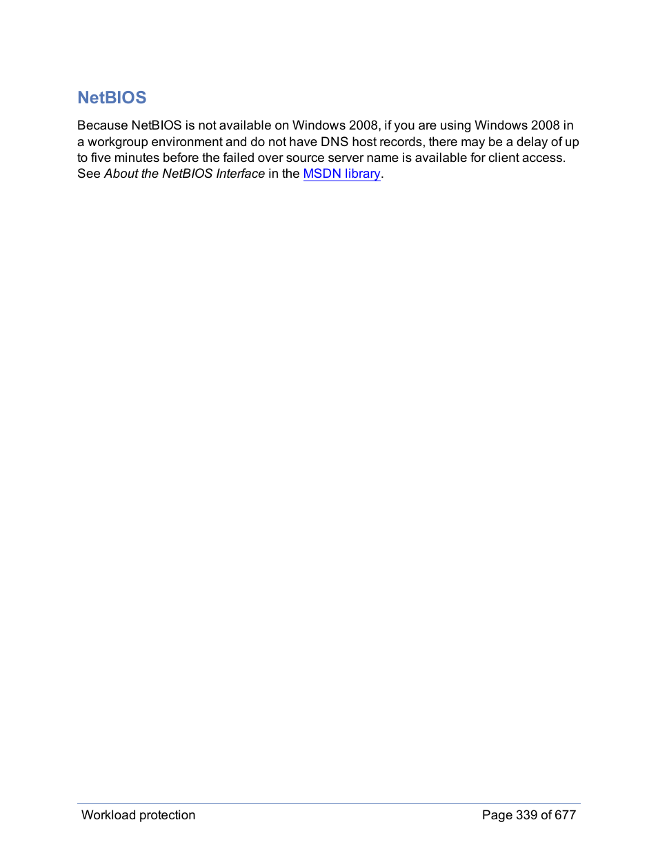 Netbios | HP Storage Mirroring Software User Manual | Page 340 / 678