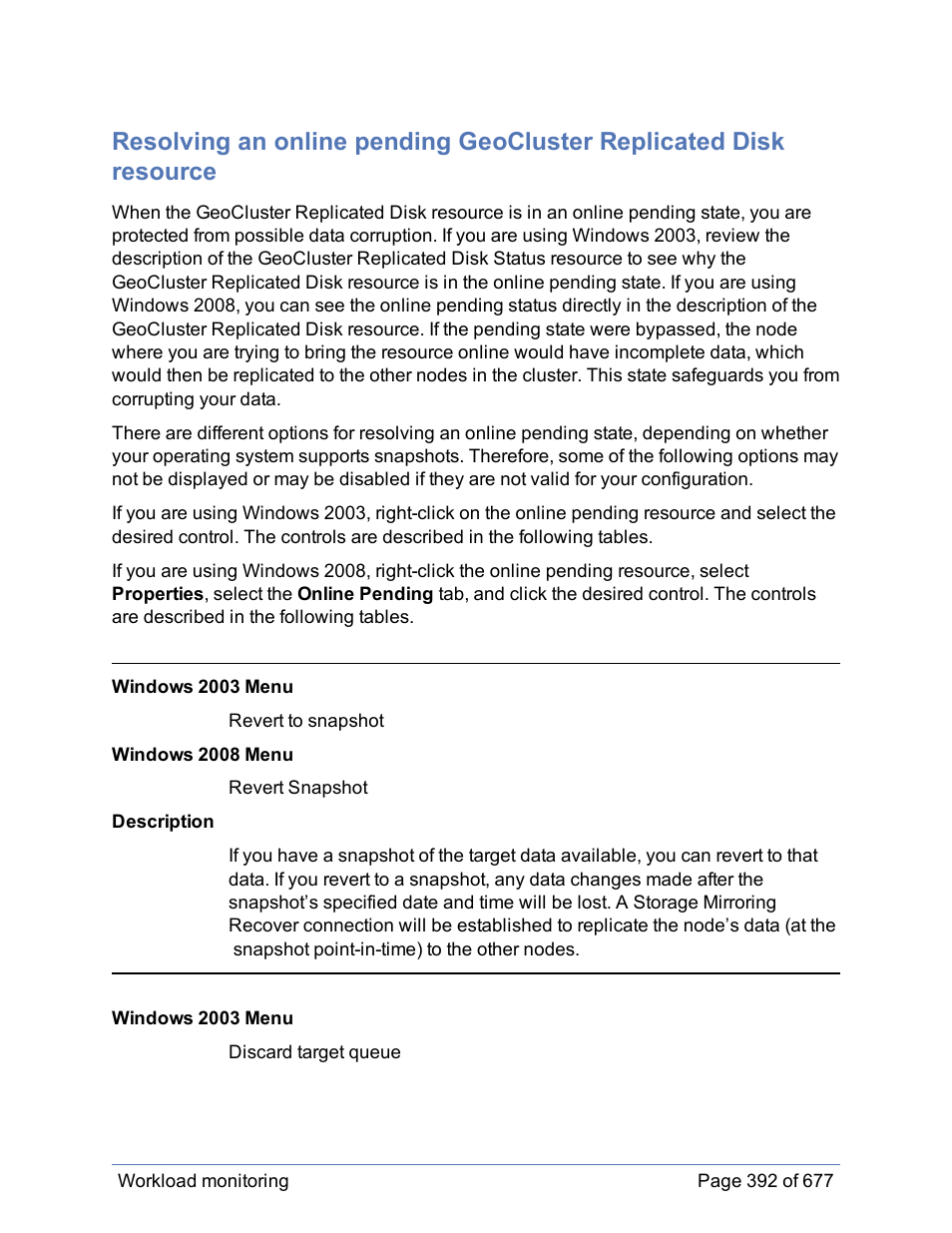 HP Storage Mirroring Software User Manual | Page 393 / 678
