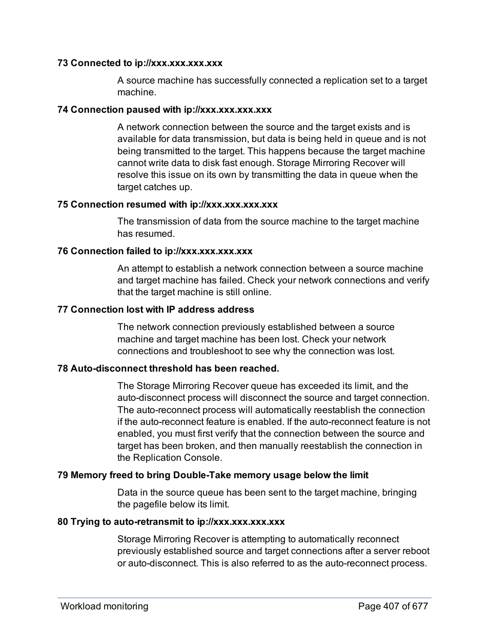 HP Storage Mirroring Software User Manual | Page 408 / 678