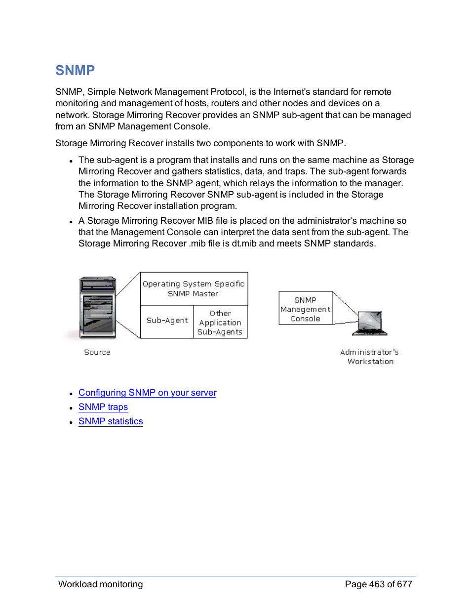 Snmp | HP Storage Mirroring Software User Manual | Page 464 / 678