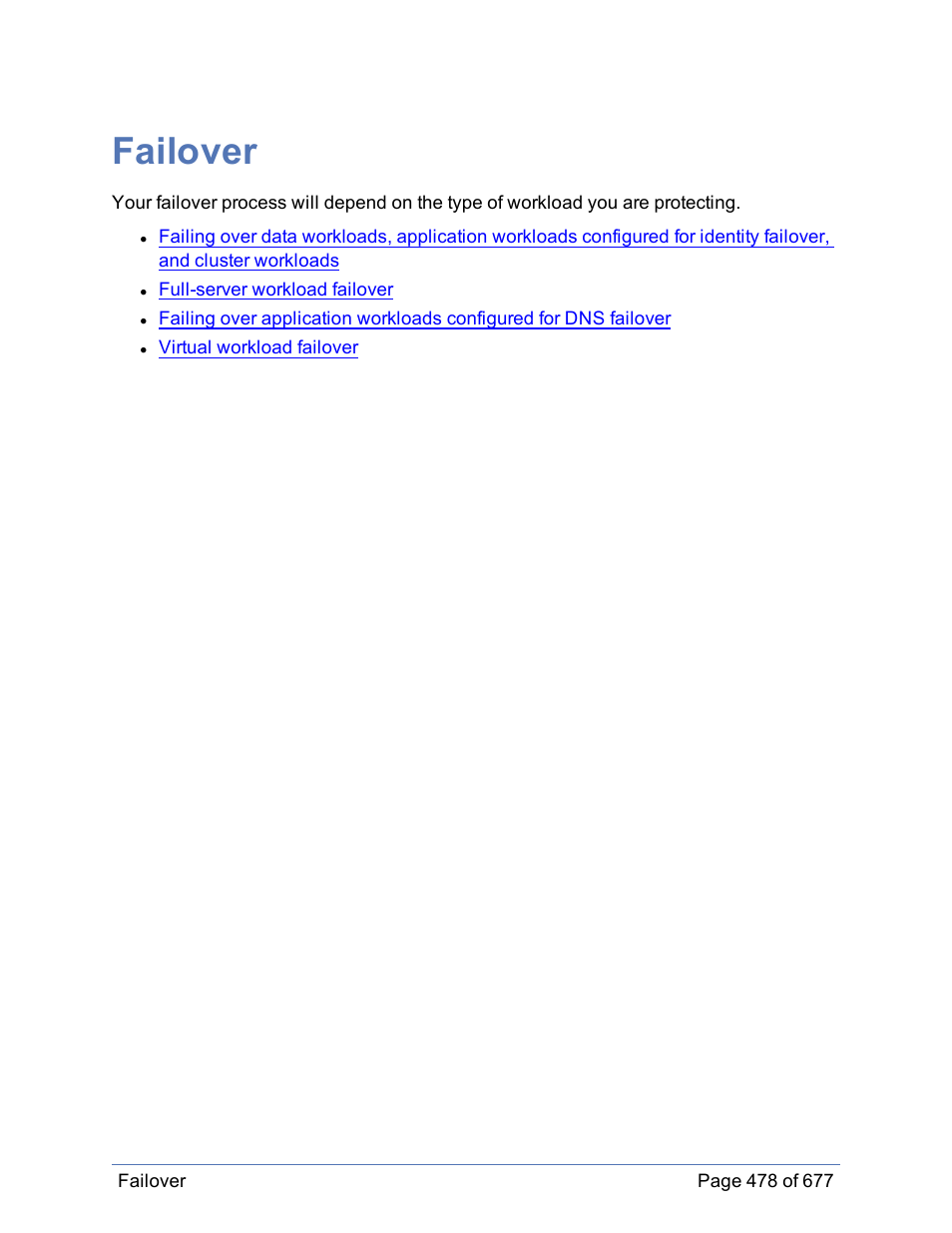 Failover | HP Storage Mirroring Software User Manual | Page 479 / 678