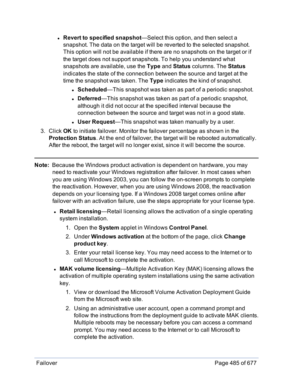 HP Storage Mirroring Software User Manual | Page 486 / 678