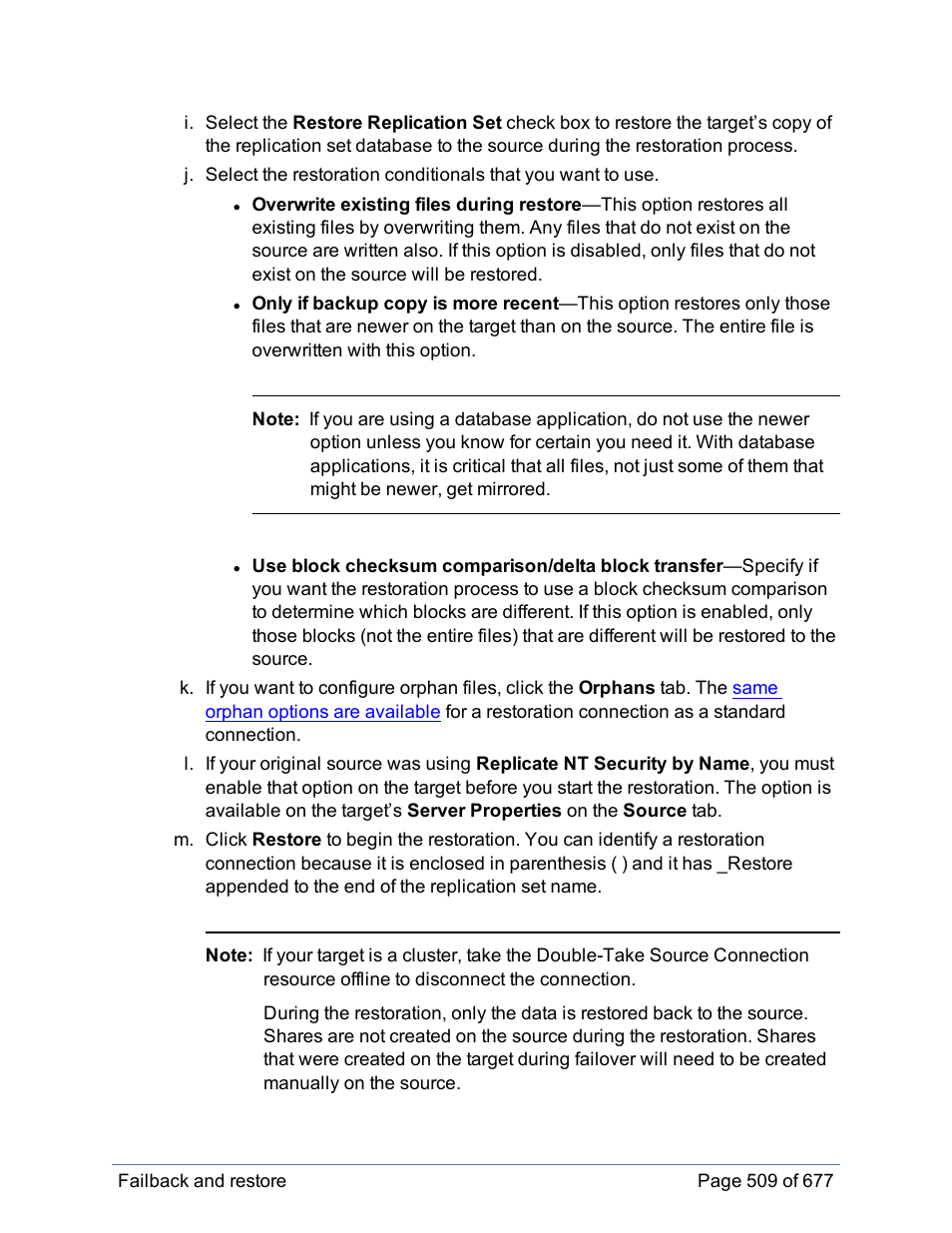 HP Storage Mirroring Software User Manual | Page 510 / 678