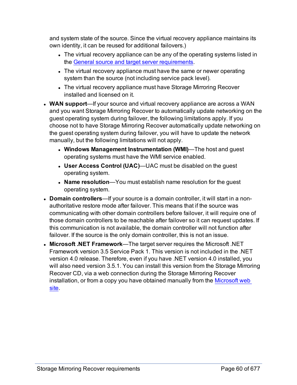 HP Storage Mirroring Software User Manual | Page 61 / 678