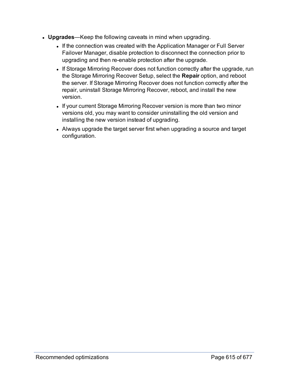 HP Storage Mirroring Software User Manual | Page 616 / 678