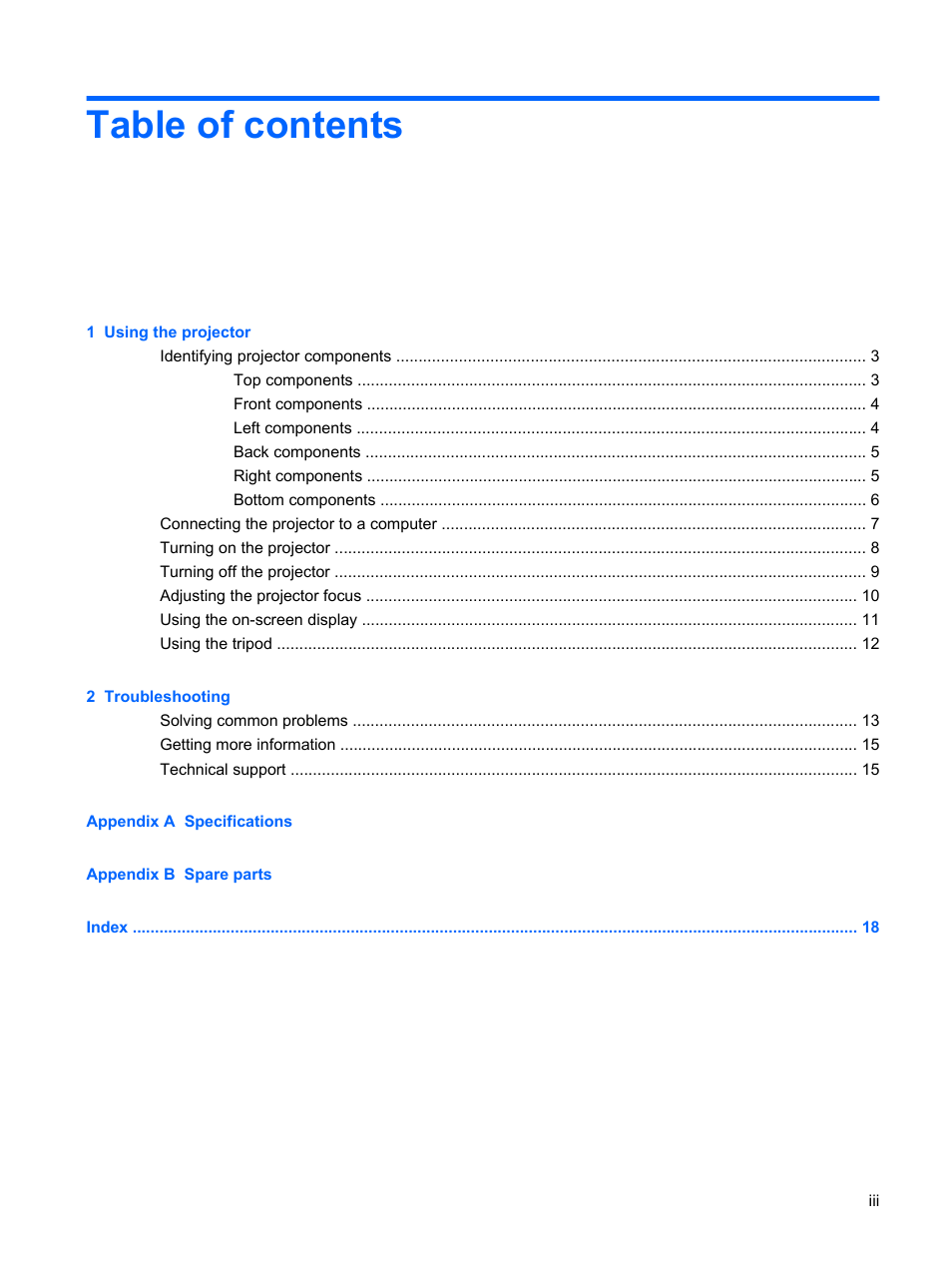 HP Notebook Projection Companion User Manual | Page 3 / 23