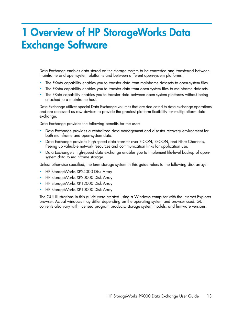 HP XP P9500 Storage User Manual | Page 13 / 182