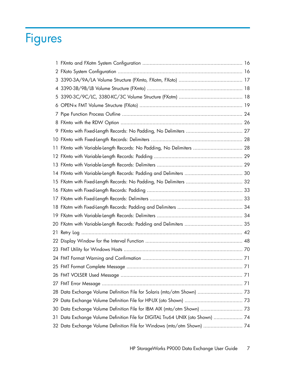 Figures | HP XP P9500 Storage User Manual | Page 7 / 182
