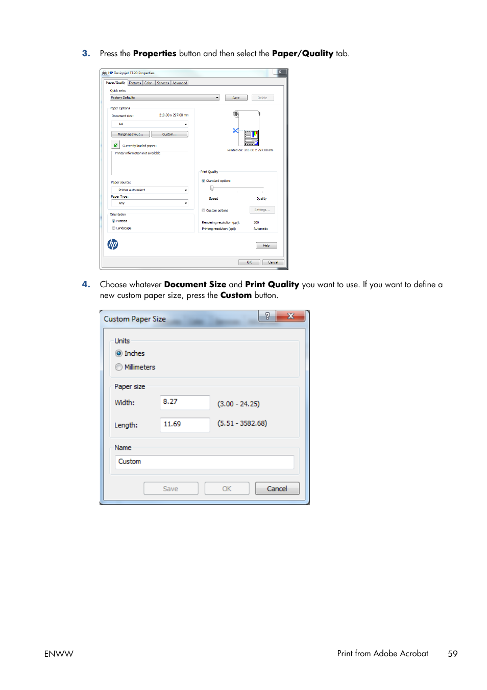 HP Designjet T120 ePrinter User Manual | Page 67 / 156