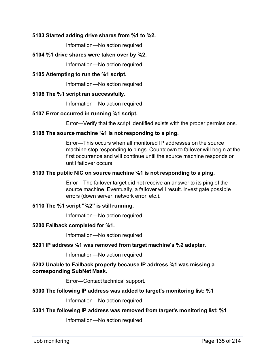 HP Storage Mirroring Software User Manual | Page 136 / 215