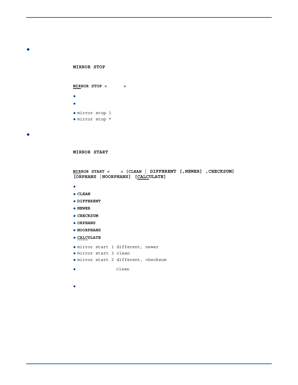 Controlling a mirror manually, Controlling a mirror manually -13 | HP Storage Mirroring V5 Software User Manual | Page 91 / 285