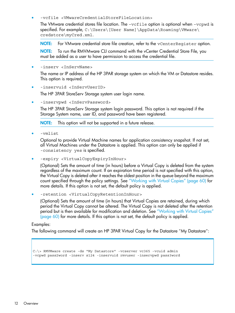 HP 3PAR Application Software Suite for VMware Licenses User Manual | Page 12 / 117