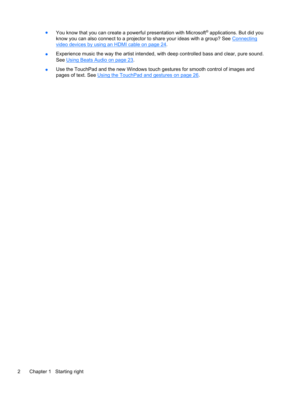 HP x360 310 G1 Convertible PC User Manual | Page 10 / 72