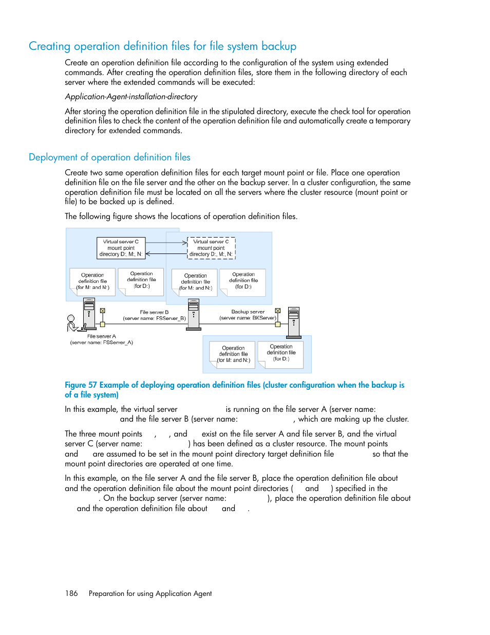 Deployment of operation definition files | HP XP Array Manager Software User Manual | Page 186 / 564