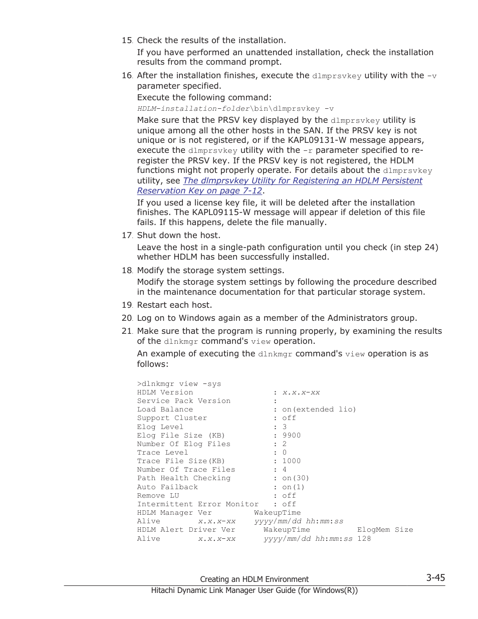 HP Hitachi Dynamic Link Manager Software User Manual | Page 111 / 422